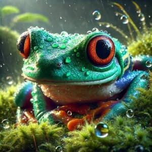 Close-Up Of A Frog