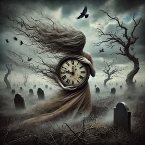 Woman With The Clock
