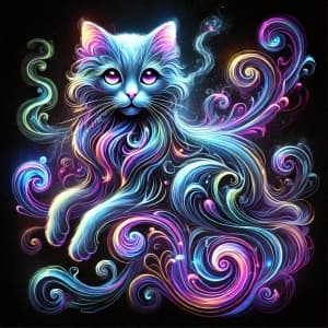 Neon Cat