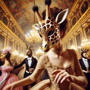 Giraffe Masked Dancer