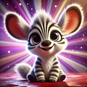 Cartoonish Zebra