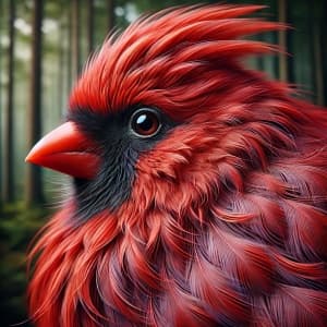 Vibrant Beauty of the Wild Red Cardinal