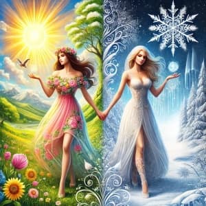 Friendship Between Summer and Winter