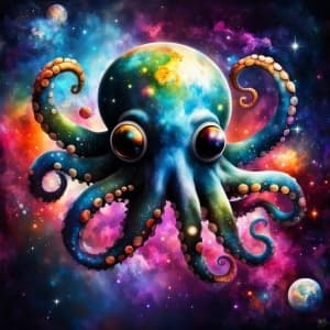 Octopus in Space