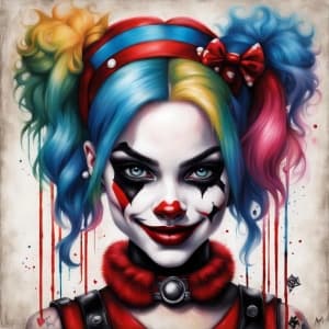 Portrait of Harley Quinn