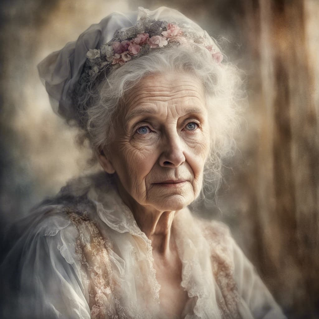 AI Image Prompt for Beautiful Portraits of Old Women [Stable Diffusion ...