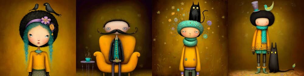 Get Midjourney & Meta AI Character Styles